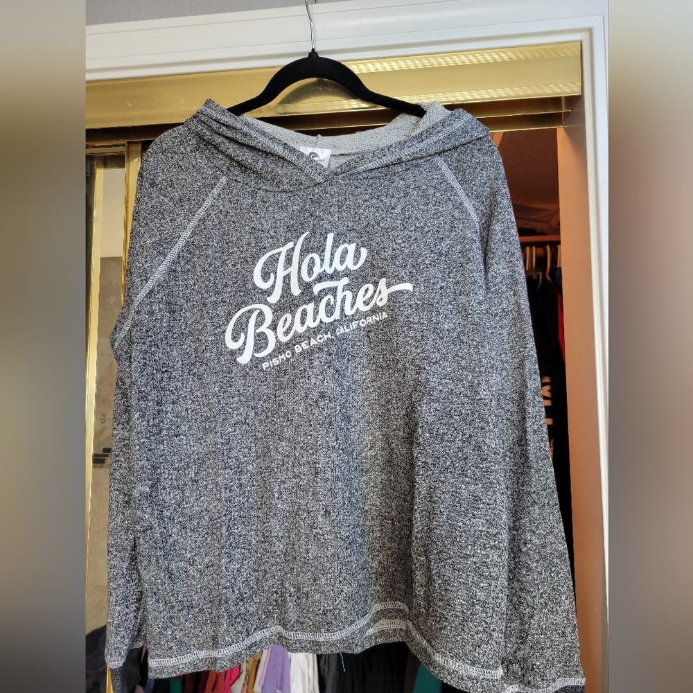 Hola Beaches lightweight hoodie